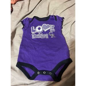 Colorado Rockies Baby Girl Outfit